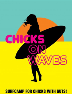 Chicks on waves